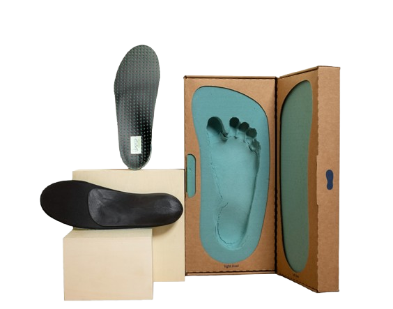 Custom foot orthotic for plantar fasciitis